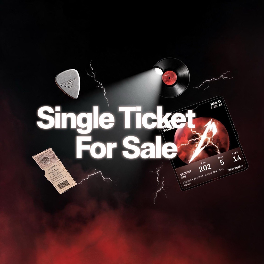 Metallica at Sphere Las Vegas ticket, March 11 2027, Section 202 Row 5 Seat 14